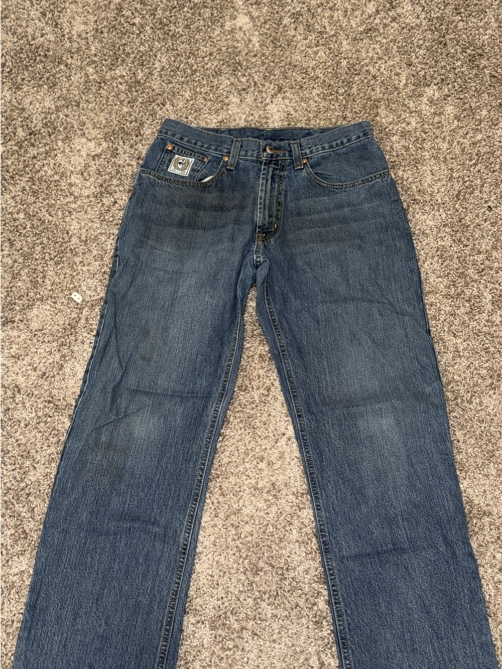 Cinch Men's Classic Dark Blue Straight Jeans